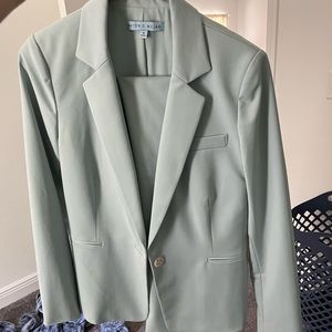 Antonio melani blue jump suit with blazer